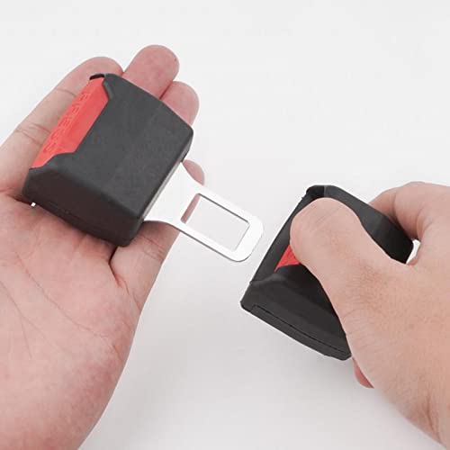 Anschnaller Adapter Auto Gurtadapter Stecker VerläNgerung, Gurtschloss Adapter, Anschnaller Verlängerung Autogurt Stecker, grau Gurtschloss Adapter für LKW Pkw Transporter (002 2pcs 、shchwarz)