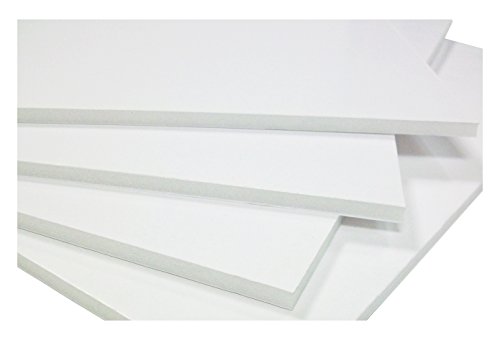 Feuille de mousse A3 blanche WF3003 pour loisirs créatifs et maquettes, lot de 15