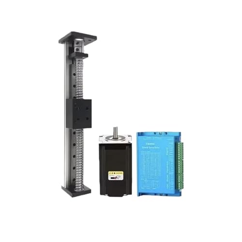Rail de guidage linéaire CNC rigide de 60mm avec vis à billes sans jeu et moteur 1.5Nm