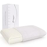 Talalay Latex Foam Pillow for Sleeping : Extra Soft Bedding Pillows (Standard Size) ,Breathable Bed Pillow for Supine,Stomach Sleepers,Helps Relieve Shoulder and Neck Pain (High Elasticity)