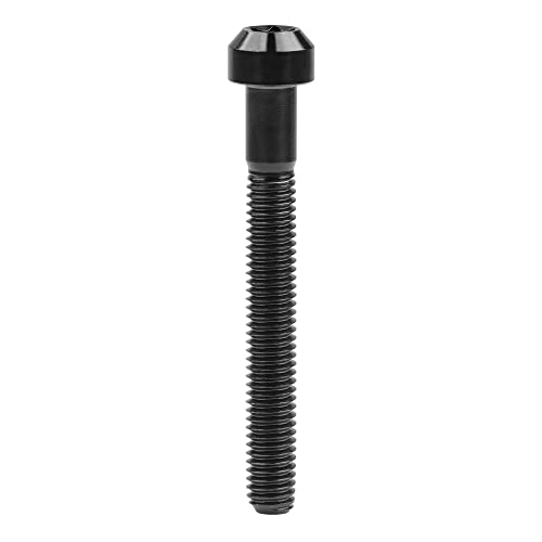 Image of Titanium Torx Square Head M6 x 10 15 20 25 30 35 40 45 50 60 65 70 80mm Screw Pack of 5 (Black, M6x50mm)