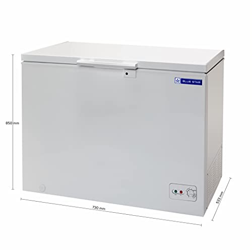 Image of BLUE STAR CHFSD150FHSW Single Door Deep Freezer (142 Ltrs, White)