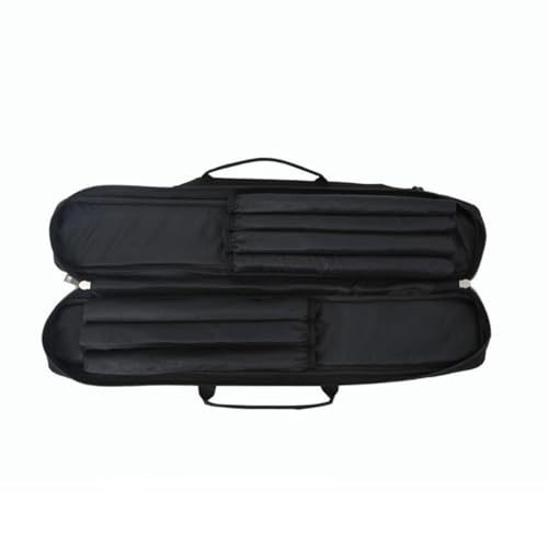 Image of STYLEHEAVEN Bamboo Flute Carrying Case Organizer Accessories with Shoulder Strap Handbag Coffee