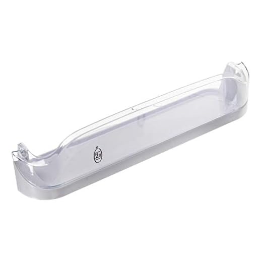 Ariston BCB311; Hotpoint BCB333AAVEI, HM312AIFF, HMB, HS HSZ, HUL162I, KSF1622 Serie frigorifero e congelatore 'Cristal' ripiano bottiglia (410 mm)