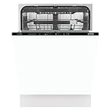 Gorenje GV 672 C62 Vollintegrierbarer Geschirrspüler, 60 cm, 16 Maßgedecke, Inverter PowerDrive Motor, 3 Körbe, 5 Programme, höhenverstellbarer Oberkorb, vollständiger Überlaufschutz