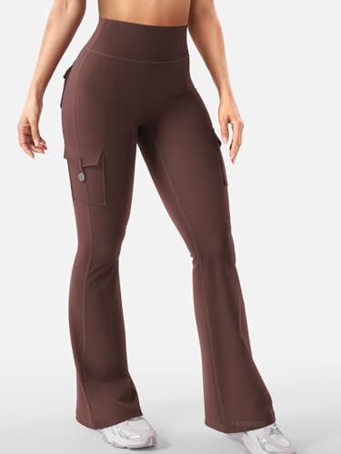 Image of YEOREO CoreFlex Women Workout Flare Leggings