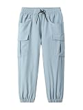 HONCAN Toddler Cargo Joggers Pants Baby Boys Girls Outdoor Quick Dry Hiking Pants Kids Lightweight Athletic...