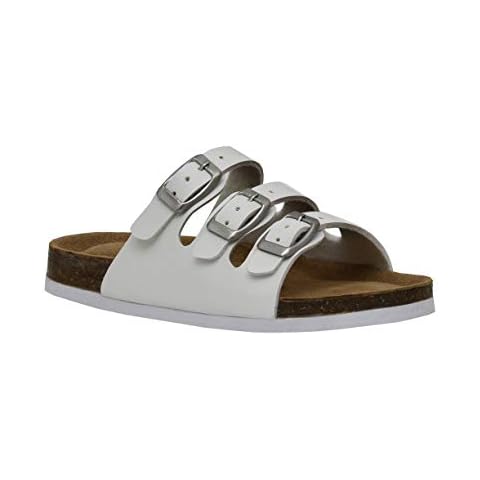 CUSHIONAIRE Kid's Lela JR White Sandal Cover