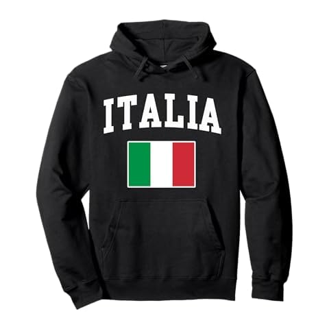 Drapeau italien Sweat à Capuche - Italian Family Heritage Gift Shop Cover