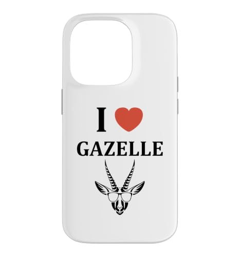 �Ԃ���񂩂킢���K�[�������V���v���ȃ~�j�}���X�g�̃K�[�� i love Gazelle �X�}�z�P�[�X iPhone 14 Pro �p