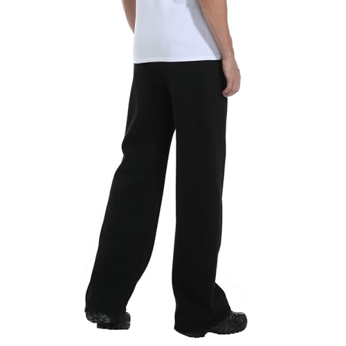 Sweatpants for Tall Men, Big and Tall Size, Men's Extra Long Inseam, Mens Casual Fit Loose Drawstring Black Pants2
