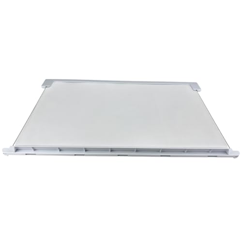Misure precise 477 x 305 mm, altezza 27 mm, da confrontare sempre con il ripiano già installato e con il codice ricambio richiesto dal proprio frigorifero.
