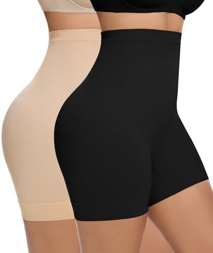 Womens Shapewear Tummy Control, Girdles for Women Body Shaper High Waist Shapewear Shorts Under Dress