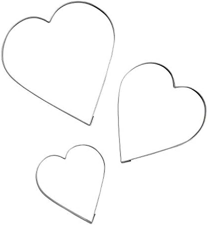 Tala 10A09518 Cookie Cutters, Chrome, Stainless Steel, Heart