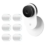 LANMU Wall Mount Compatible with Yi Home Camera, Screwless Window Mount, Strong Adhesive,No-Hole Needed,Security Camera Mounting Bracket(Pack of 6)