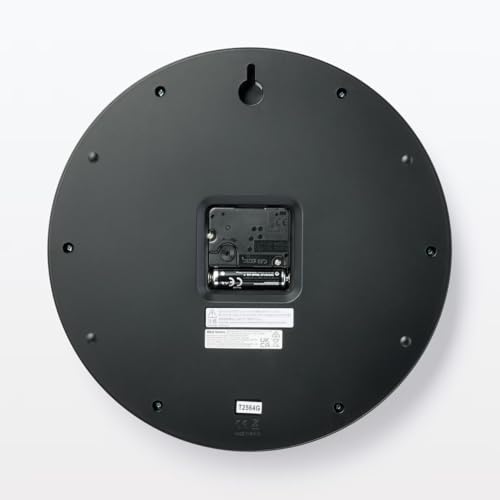 無印良品 アナログ時計・大 ブラック MJ-ACLBK2 44275696 [4]