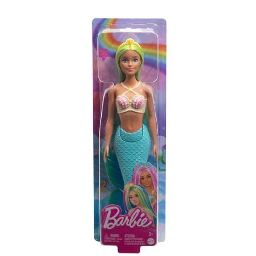 Niñas, Toy Barbie Fantasía Muñeca Sirenas con Cabello de Colores para niñas de 3 años en adelante