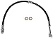 Dorman H622323 Front Driver Side Brake Hydraulic Hose for Select Chevrolet Models