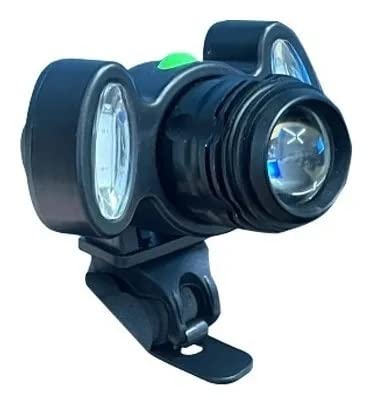 Kit Farol Lanterna Bike T6 Recarregável Com Pisca Traseiro