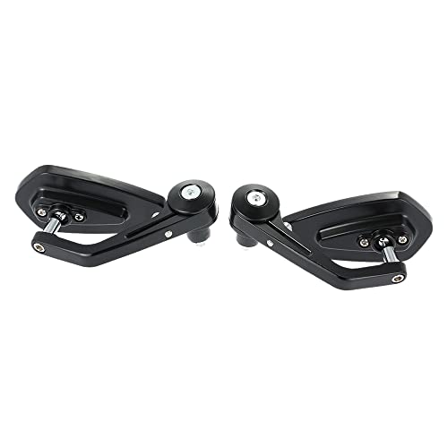 yeacher Par de espelho retrovisor da barra final da motocicleta universal 7/8