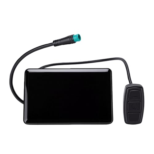 VGEBY Compteur D'Affichage de Vélo, Panneau de Commande D'écran Couleur LCD avec Connecteur étanche pour Contrôleur KT, Affichage de Vélo électrique