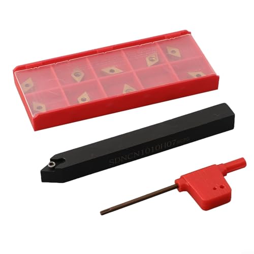 Portaherramientas de Torno Externo SDNCN1010H07 10mm x 100mm con 10 Inserts miniatura 1