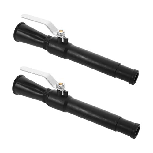 IWOWHERO Boquilla para Extintor de Incendios Ruedas, 2 Piezas, Tubo de Polvo Empuñadura Manual, Accesorio Resistente al Calor para Limpieza y Riego en Fábricas y Espacios Públicos