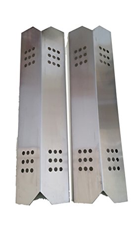 Set of Two Stainless Steel Heat Plates for Gas Grill Model Kitchen Aid 720-0819