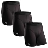 DANISH ENDURANCE Herren Sport Boxershorts 3 Pack (Schwarz, X-Large)