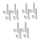 MAGICLULU 3 Sätze Kleiderhaken Haken Für Handtücher Wandaufhänger Wandhakengestelle...