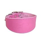 Soft Leathers Dogs Collar Adjustable Dogs Collars for Outdoor Walking Lurchers Sighthounds Puppy Collar Pet Dogs Supply