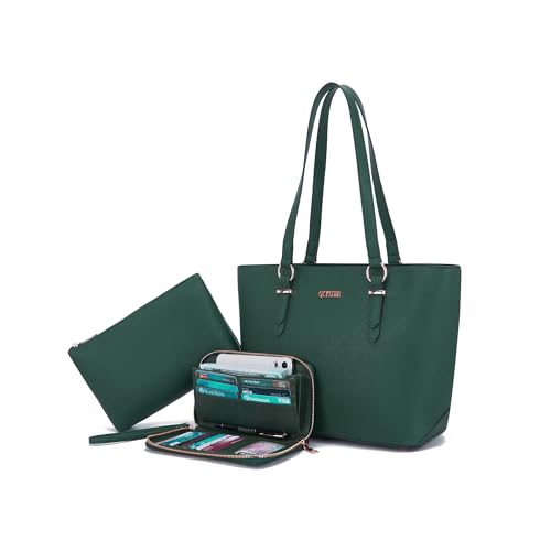 Image of Purses And Wallets Set For Women Work Tote Satchel Handbags Shoulder Bag Top Handle Totes Purse With Matching Wallet