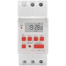 Thc15a AHC15A Din Rail Timer Relay time switches Weekly programmble Electronic TIME Switch 220V Bell Ring Device ok Color Red, Size 110V