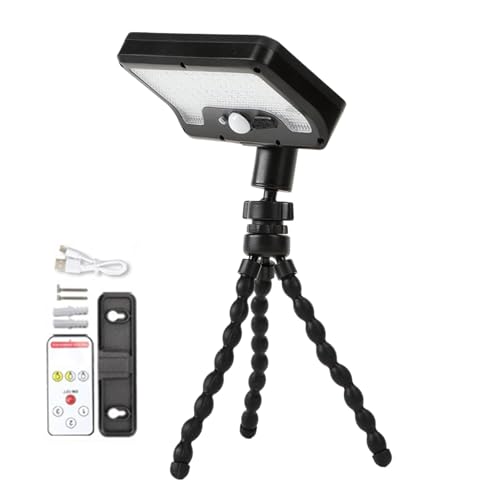 Generico Esterne con Sensore di Movimento,Con Treppiede Flessibile E Lampada
