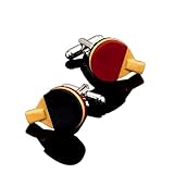 Élégant 2pair Men's Series d'autres Boutons de Manchette Rouges/Verres/Bouteille de Coke/Croix/Symboles de Musique/extincteur de bouffées de Manchette pour Hommes (Metal Color : B)