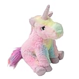 Snugarooz Tye The Unicorn Plush Tie Dye Toy - Soft & Durable Chew Toy for Puppies - Made from Recycled Materials - Crinkle & Squeak Sounds
