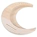 VICASKY Lyre Harp 7 String Moon Shaped Lyre Harp Musical Instrument Make Your Own Bass Wood Post String Saddle Tuning for Beginner