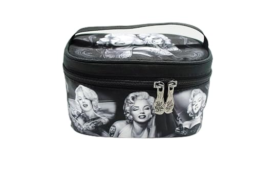 DGA Angels Day of the Dead Marilyn Monroe Smile Now/Bomshells Travel Makeup Bag
