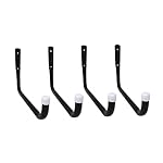 Shepherd Hardware 8091E Heavy Duty Steel 10-Inch Garage Storage Utility Hooks, 4 Pack, Black - Image 5