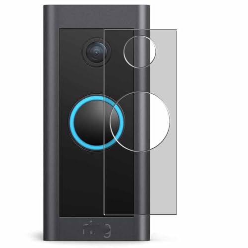 Puccy Privacy Screen Protector, compatible with Ring Video Doorbell Wired Anti Spy Film TPU Guard （ Not Tempered Glass Protectors ）