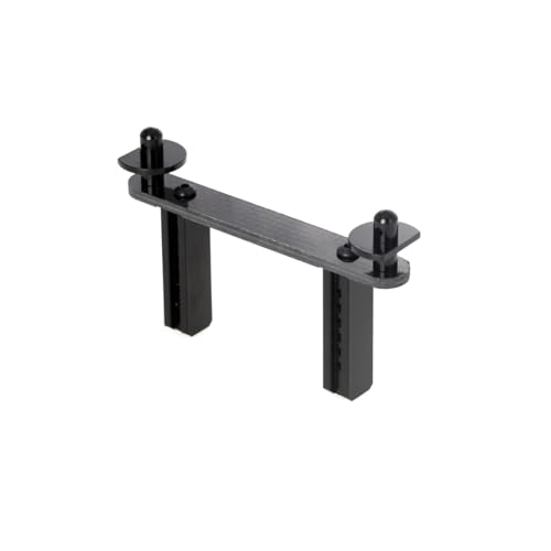 LCX 1/10th RC Crawler Car Aluminum & Carbon Fibre Front Body Post Mount for TRX4 TRX6, Upgrades Parts Accessories