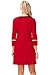 Womens Star Series Costume Halloween Long Sleeve Captain Officer Duty Dress Iconic Movie Red Work Uniform XS