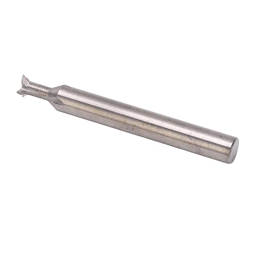 Liebewh LIEBEWHUI46738VFD-11 Carbide Dovetail Cutter Bit Dovetail End Mill Cutter 6Mm Dia Shank 4 Flutes Fast Drilling Milling Cutter 50Mm Length thumb #8