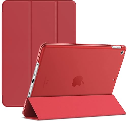 Étui intelligent pour Apple iPad Mini 1/2/3 avec fonction veille/réveil magnétique automatique (rouge)