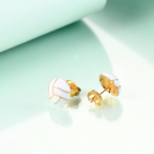 Stainless Steel Sports Earring for Women Hypoallergenic Basketball Soccer Volleyball Jewelry2