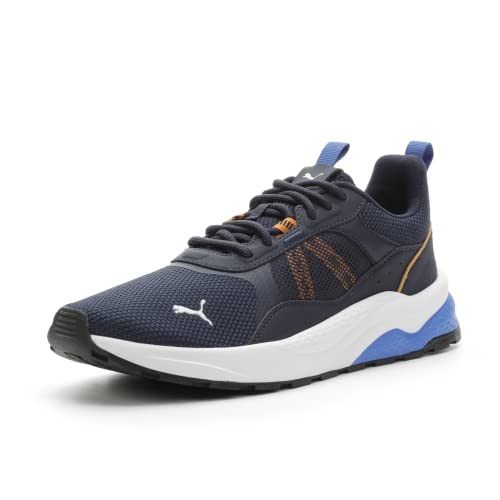 PUMA PUMA Men's ANZARUN 2.0 Sneaker, PUMA Navy-Desert Clay-PUMA White, 10.5