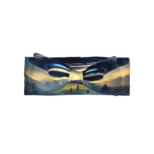 UFO landing Baby Bow Headband. Comfortable baby headband, suitable for daily wear and photo props.