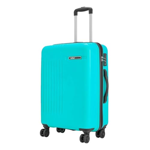 Image of Safari Polypropylene (Pp) Lancer Spinner 8 Wheel Hard-Sided Polypropylene 5 Years Warranty Luggage Set Of 2 Trolley Bags (55 & 66 Cm) (2Pc Set (55 + 66 Cm), Skuba Blue), Small, Medium, H-460 Cm