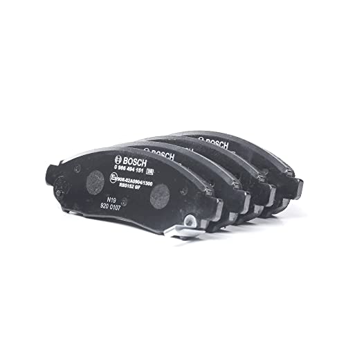 Bosch BP1062 - Brake Pads Car Front Axle - Bosch Quality - Reduced Noise and Dust - ECE-R90 Certified - Copper-Free - 1 Set of 4 Pads