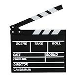 Facile à utiliser: cette carte de clap de film peut être écrite avec un stylo à tableau blanc, un stylo ou une craie à base d'eau, pour répondre aux divers besoins, de la marquage pré-scène aux enregistrements de montage, de l'écriture de lecture claire, de la multiplication de l'efficacité de la création